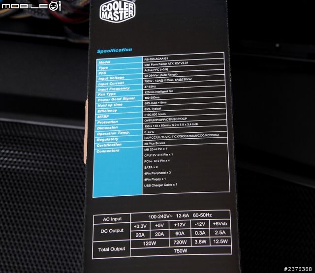 陪伴GTX770個把月的酷媽GXII 750W