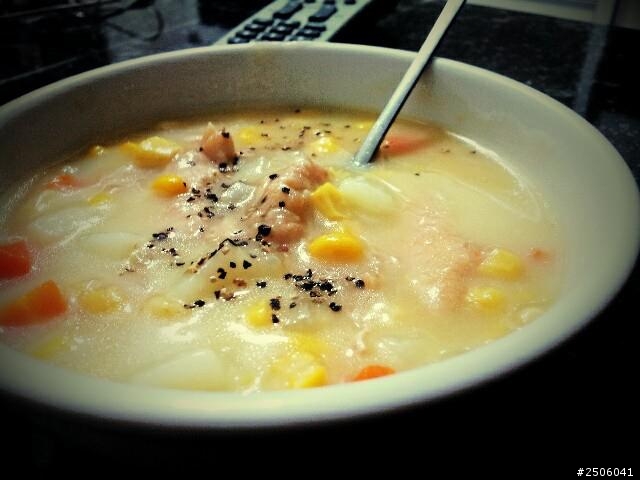 不負責任的雞蓉玉米濃湯:)