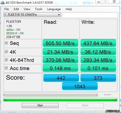 Plextor M5P 小小pk Samsun 840EVO 穩定度測試