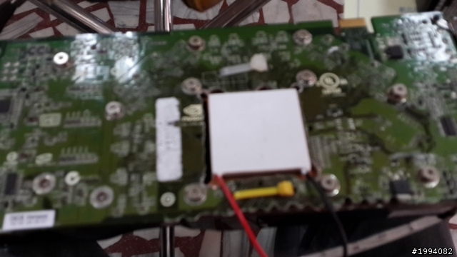 NVIDIA 9800GT 水冷,致冷片 資源回收愛地球改裝~~