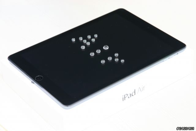 陸版太空灰iPad Air+台灣hoda保護貼