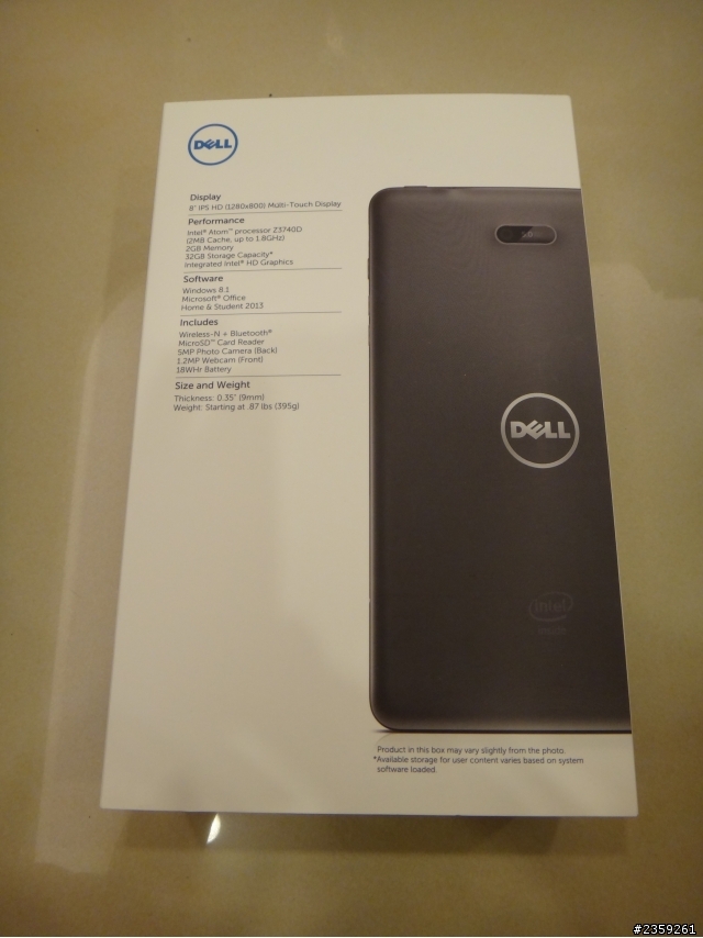 Dell Venue 8 Pro加觸控筆 小開箱