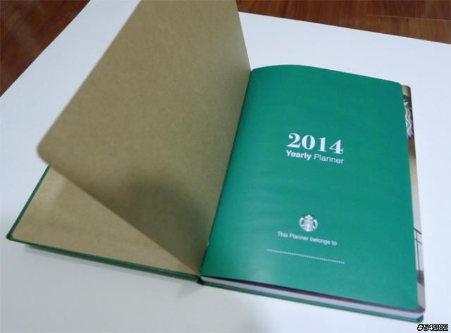 【開箱文】2014 STARBUCKS 星巴克年曆 追加 星巴克皮質旅行筆記本