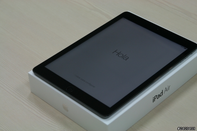 陸版太空灰iPad Air+台灣hoda保護貼