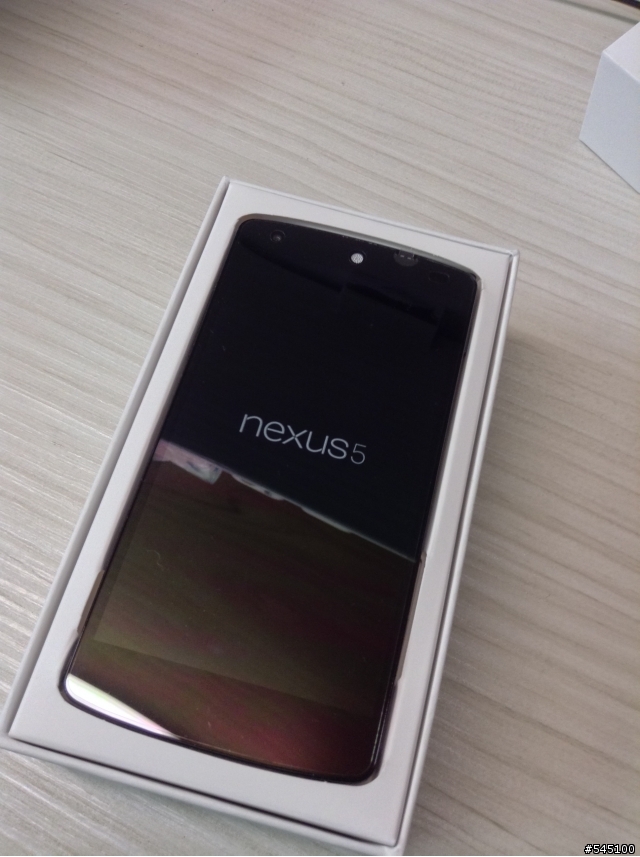 Google Nexus 5 16G 白色 簡單開箱
