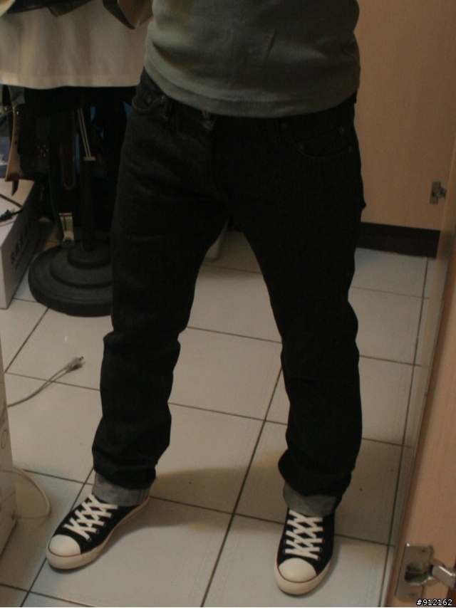 低調中的高質感─JEANSDA Phoenix Deep Black Rigid Jeans