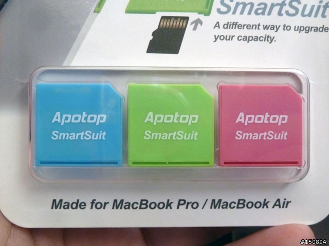 【簡單分享】為 Macbook Pro 找個記憶卡防塵塞吧!Apotop SmartSuit 隨行轉卡體驗