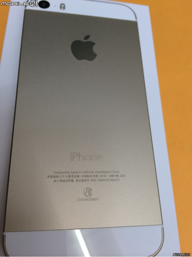 撿到一隻金色iphone 5s~感謝大大們的無私分享完成包膜與邊框保護~