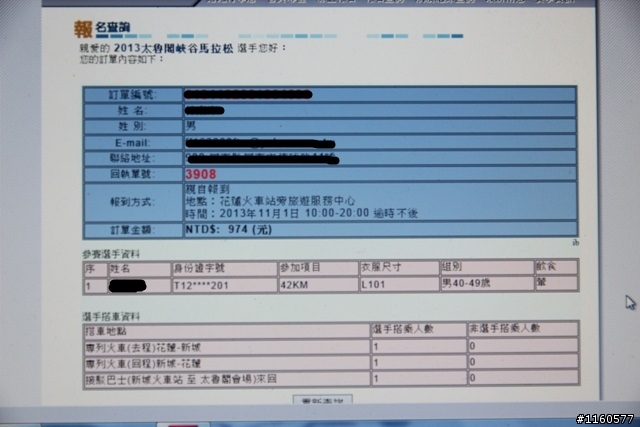 2013雨中熱血狂奔的太魯閣峽谷馬拉松