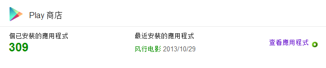 Google Play的下載記錄不見