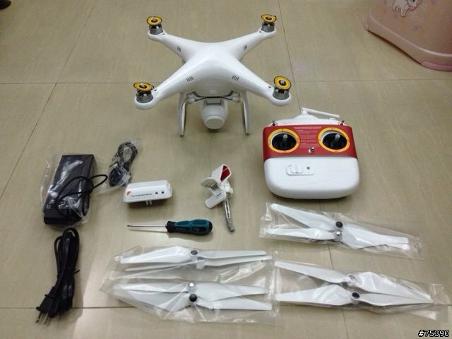 DJI Phantom 2 Vision 空拍照相機開箱(一樓有整棟大樓重點文章提示)