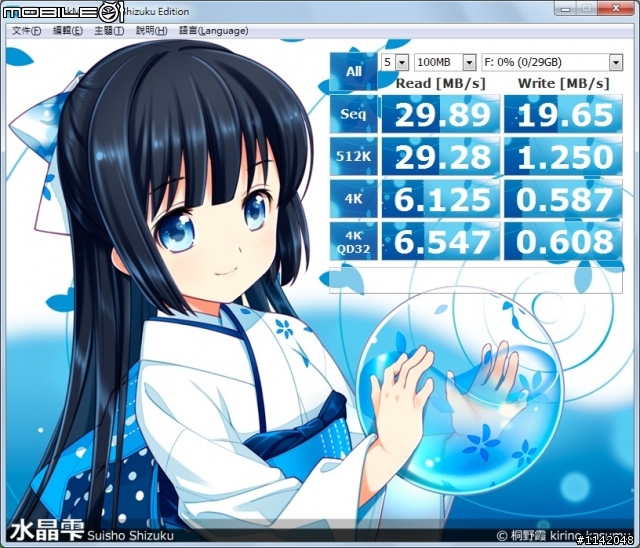 TOSHIBA TransMemory-MX 32GB USB 3.0 測試