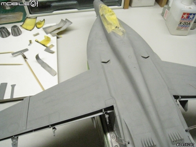 Trumpeter 1/32 F-18F 超級大黃蜂製作分享