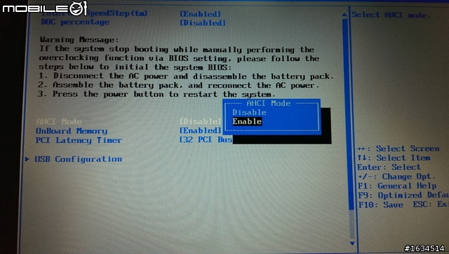 MSI U100 直上SSD+Win7+舊硬碟沿用!