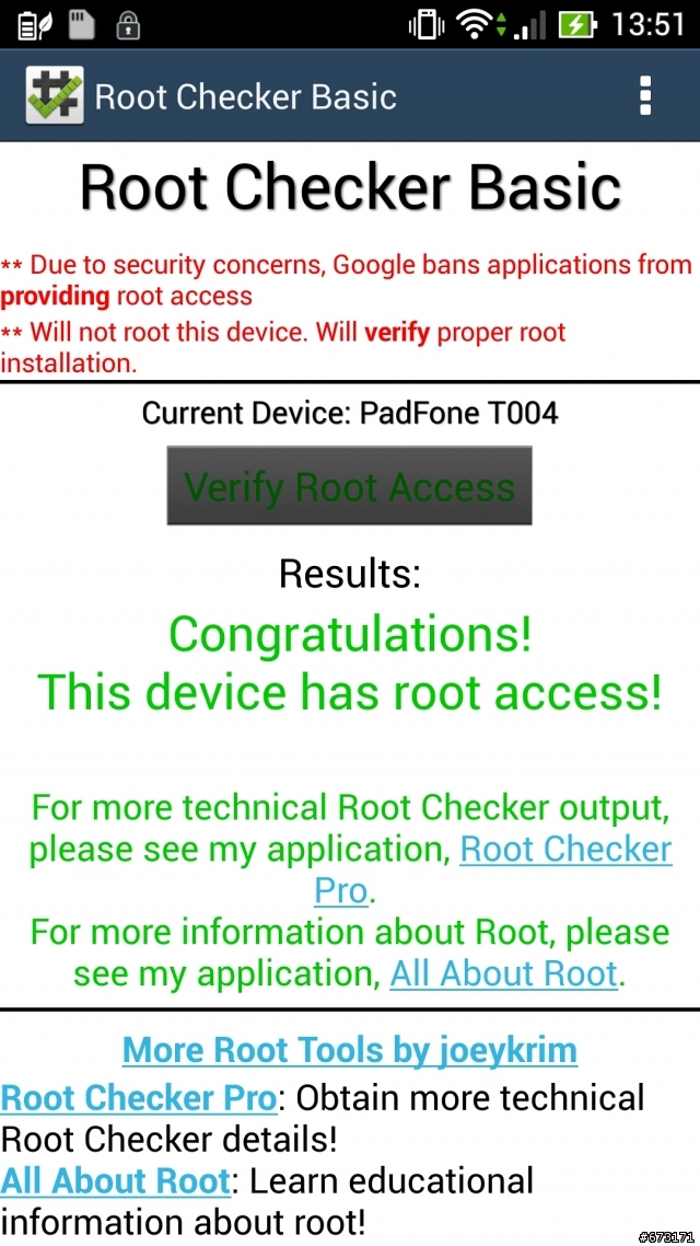 New Padfone infinity Root方法蒐集