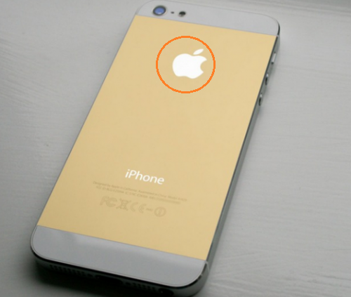 iphone 5s背面的蘋果logo請教