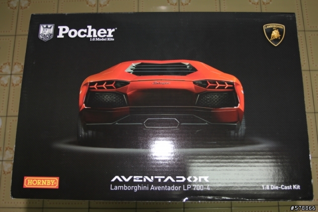 Pocher 1/8 Lamborghini Aventador LP-700-4 開盒報告