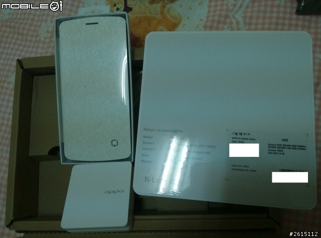 OPPO N1 16G 白色 WCDMA 國際版-快速開箱~圖多~