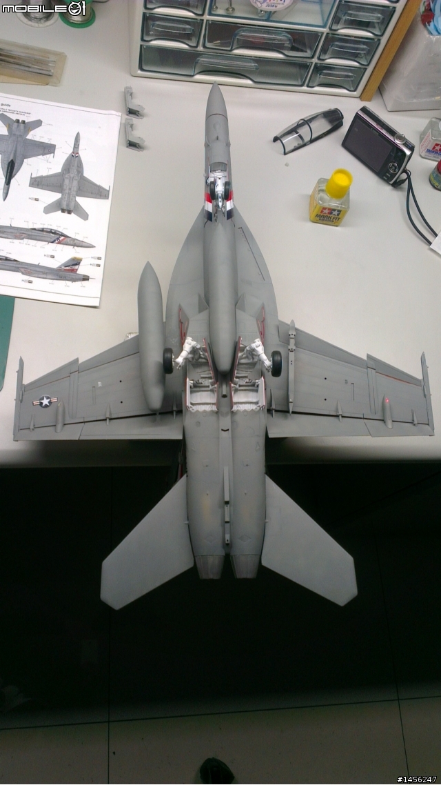 Trumpeter 1/32 F-18F 超級大黃蜂製作分享