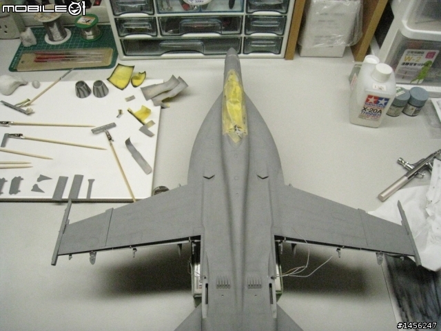 Trumpeter 1/32 F-18F 超級大黃蜂製作分享