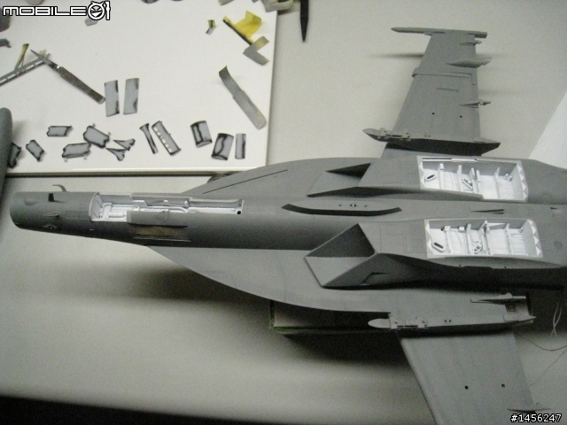 Trumpeter 1/32 F-18F 超級大黃蜂製作分享