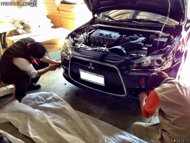 Lancer Sportback 改裝魚眼頭燈