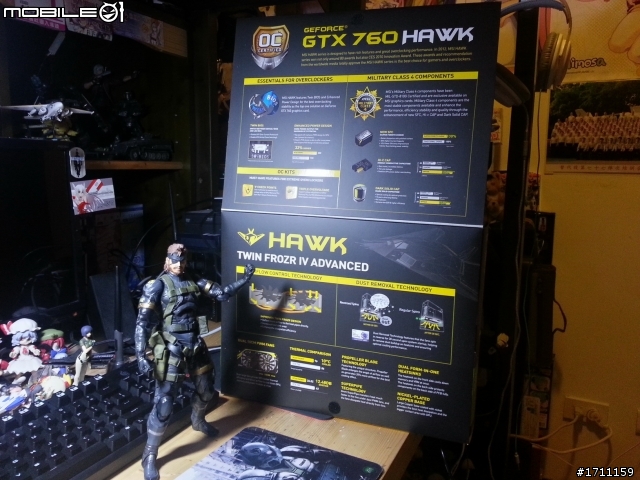 雙重火力的合金裝備!MSI GTX760 HAWK & 7970PE 3GD5 BE 雙卡開箱