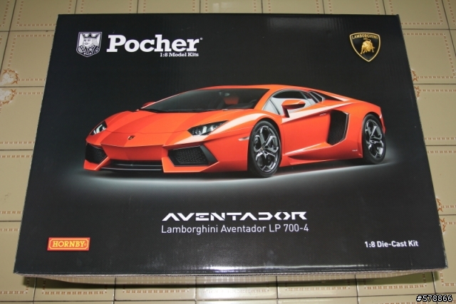 Pocher 1/8 Lamborghini Aventador LP-700-4 開盒報告