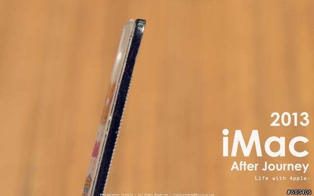 【開箱】我的大白 iMac 27" 進駐了!!!!歡迎歡迎,妙齡蘋果可別讓我難認識啊~