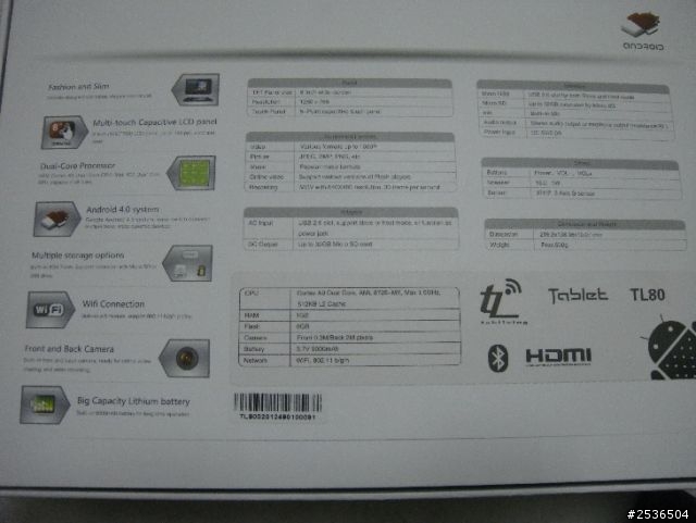 {開箱}Tabliving TL80 8寸平板