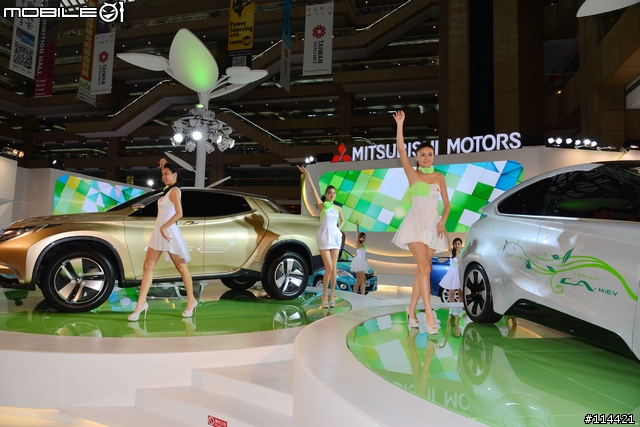 【體驗活動】2014 台北車展 Mitsubishi 車展特派員展場分享~( 補些福利照片囉 )