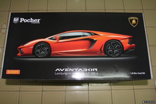 Pocher 1/8 Lamborghini Aventador LP-700-4 開盒報告