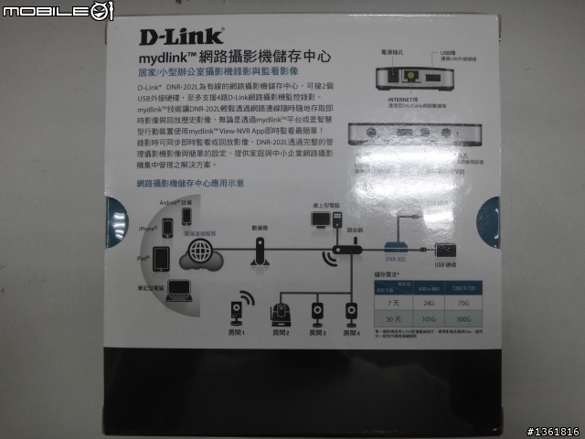 『開箱』(應該是全台唯一開箱)DNR-202L mydlink 網路攝影機儲存中心
