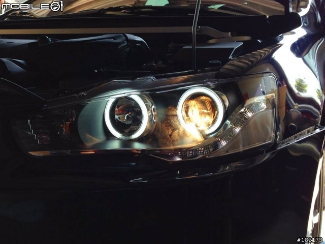 Lancer Sportback 改裝魚眼頭燈