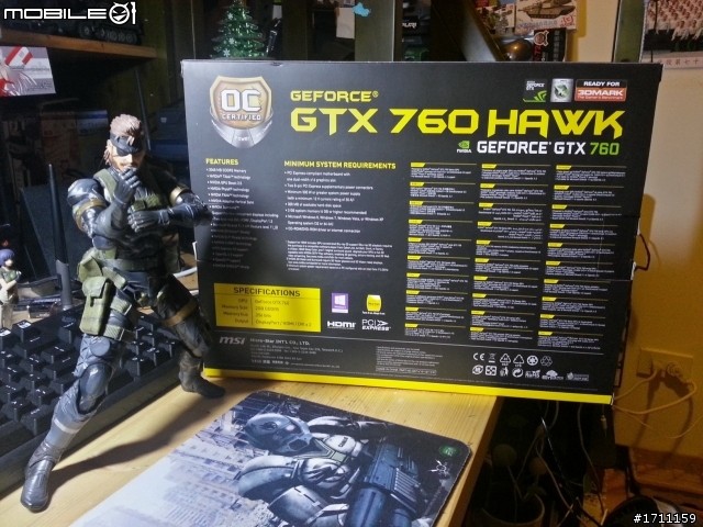 雙重火力的合金裝備!MSI GTX760 HAWK & 7970PE 3GD5 BE 雙卡開箱