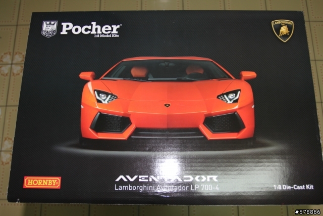 Pocher 1/8 Lamborghini Aventador LP-700-4 開盒報告
