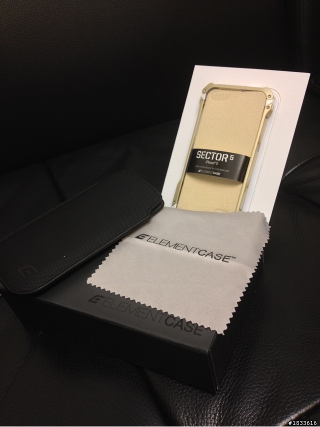 iPhone 5s 金色邊框Element Case 開箱囉~