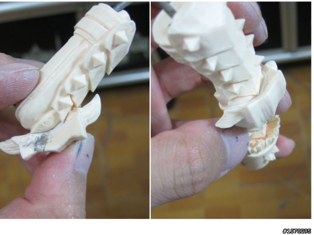 【作品分享】GK人形_冰牙龍裝獵人