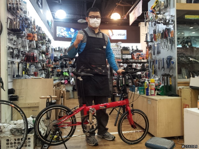 看我慢慢拼湊乙台鋼管的Dahon speed pro TT