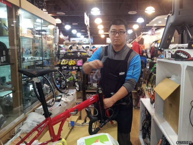 看我慢慢拼湊乙台鋼管的Dahon speed pro TT