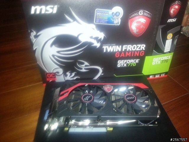 MSI 770/DDR5 2G 速度+隨便開箱文!!