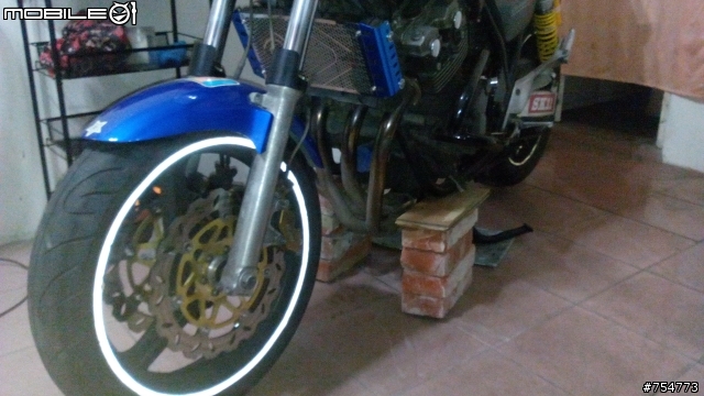 CB400 Diy 更換前叉管與卡鉗