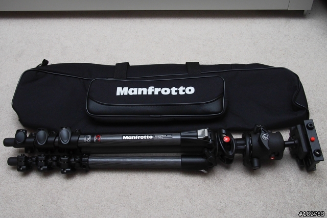 Manfrotto 190CXPRO4 碳纖維腳架簡易開箱+RC2改裝511PL