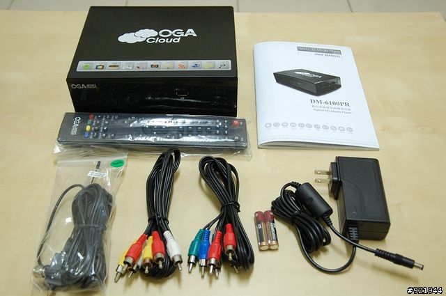 【分享】可看數位電視 + 網路電視的OGA DM-6100PR數位多媒體播放器(開箱文)