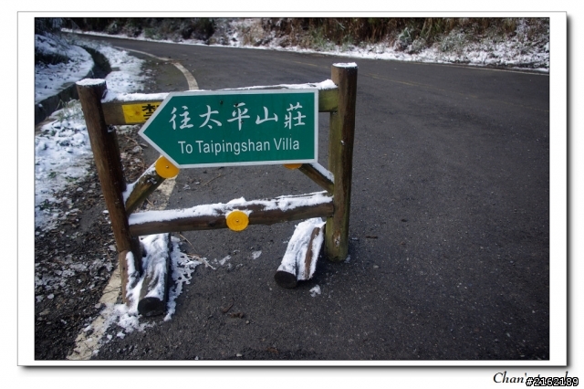 金旺與我的太平山雪景之旅