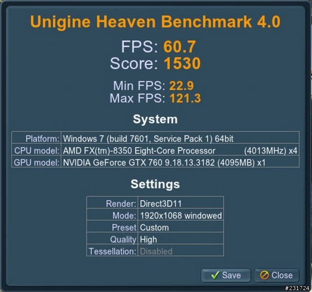 分享EVGA 760大戰BF4很OK