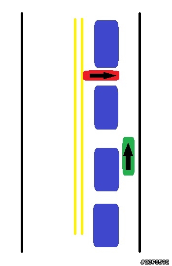 被違規跨越車嚇到自摔,能求償嗎?