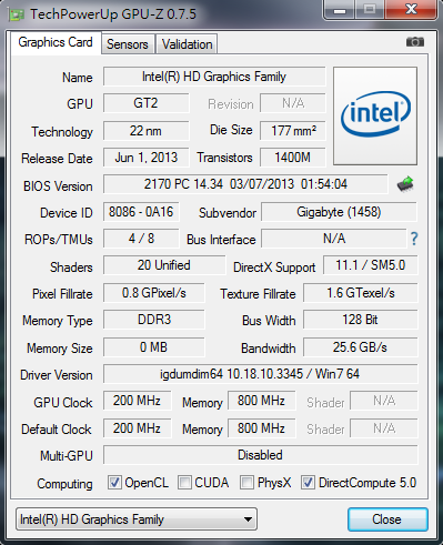 BRIX's i7-4500U 微型小電腦開箱
