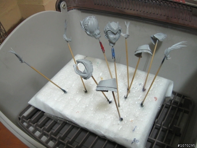 【作品分享】GK人形_冰牙龍裝獵人