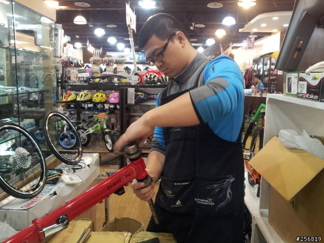 看我慢慢拼湊乙台鋼管的Dahon speed pro TT